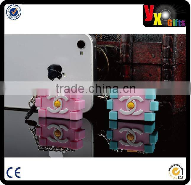 Niconico Nekomura Cat Earphone Jack Dust Plug Catching Ball Edition (Tora)