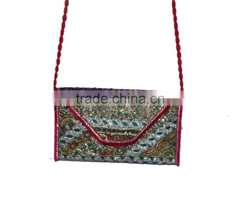 2017 USA market sholder cluthes from jaipuri bandhej