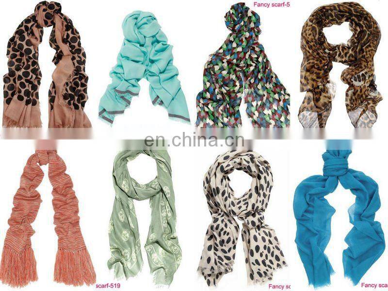 Chiffon Plain Muslim Yellow Scarf