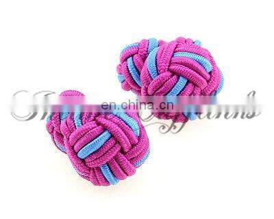 silk knot cufflinks