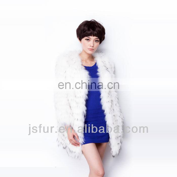 2013 fashion and beautiful noble hotsale in EU real raccoon fur coat