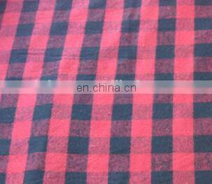 100% Cotton flannel fabric for shirt or thin blanket
