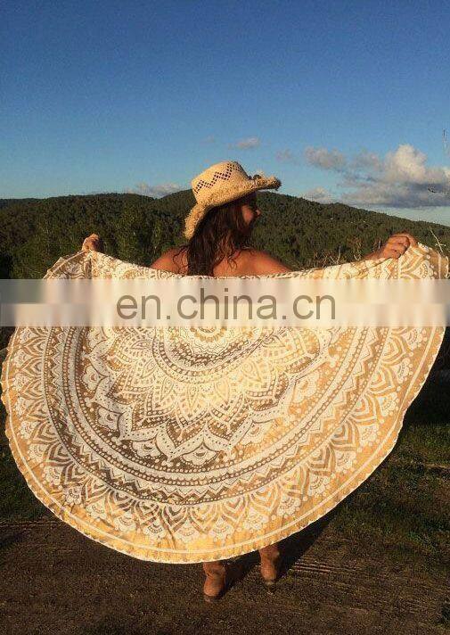 2017 New Printed Beach Towel Tablecloth