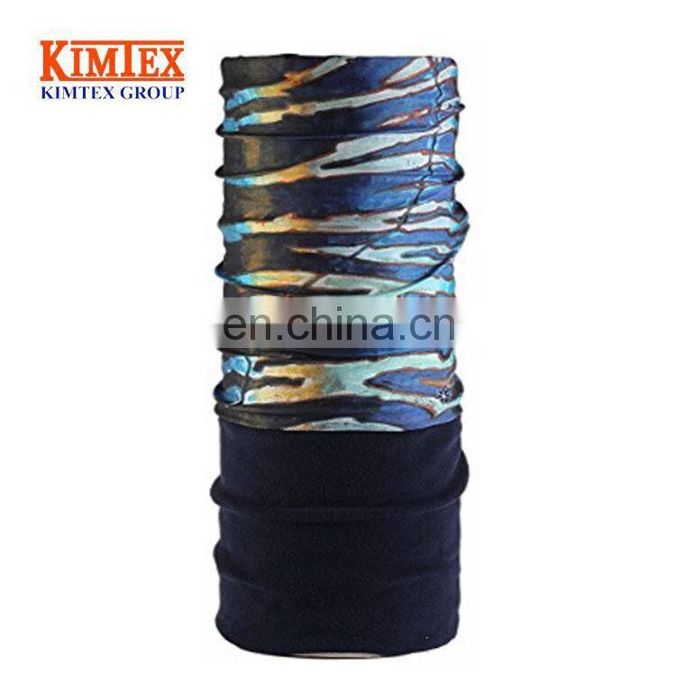 Polar Fleece Headband Fleece Neck Warmer Wear as a Neck Gaiter Tube Beanie Mask & Headband