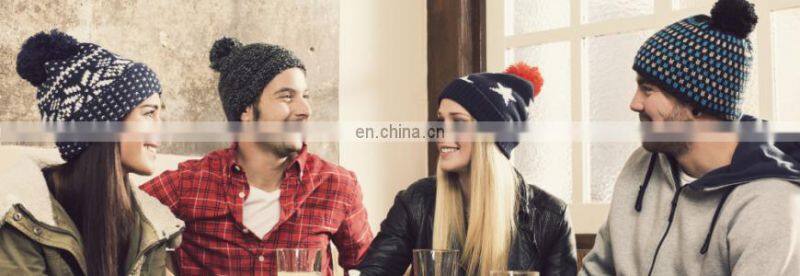 Women's acrylic cable knitted cuff beanie