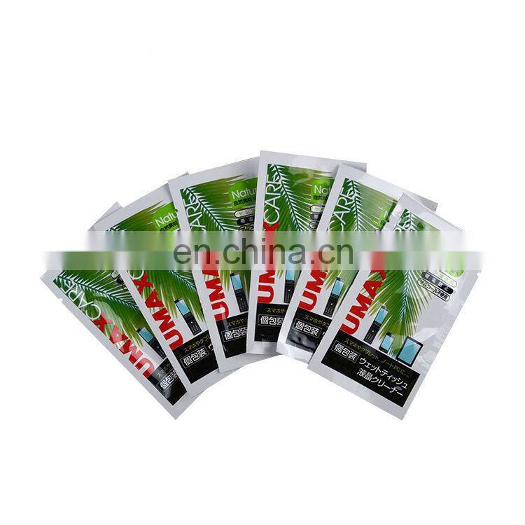 china advertise excellent oem made logo print clearing wipe