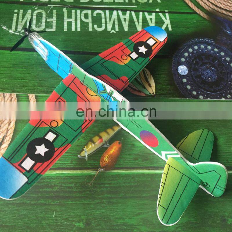 Custom printed foam plane glider