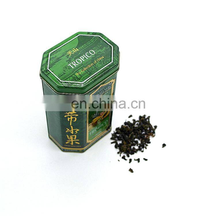 customized tea tin canister tea tin storage box with a lid manufacturing