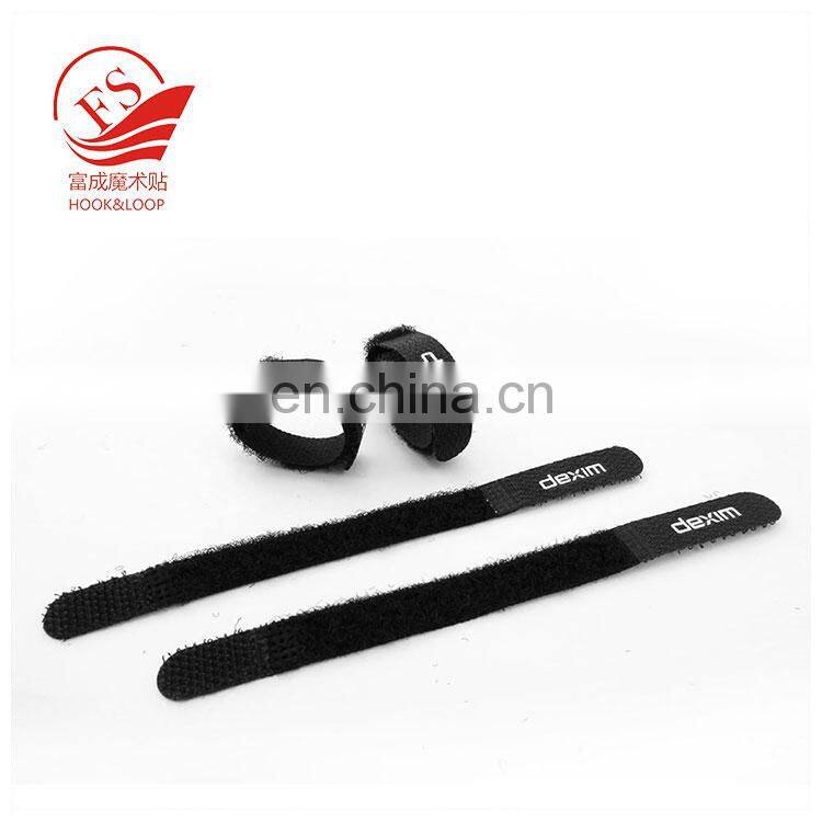 Multi-purpose removeable open and close black straight cable tie