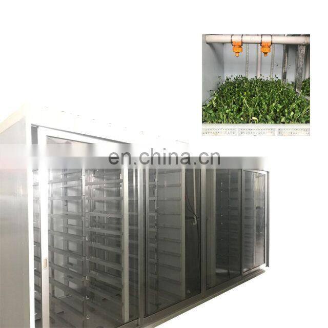 hot sale high quality barley grass growing machine
