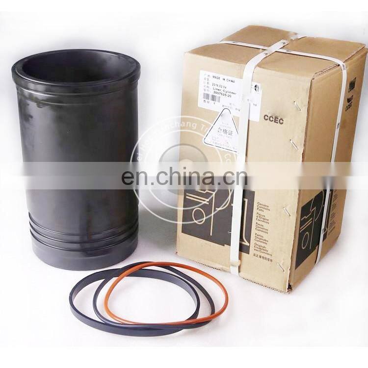 K38 K50 Machinery Parts Diesel Engine Cylinder Liner 3006089 3007525