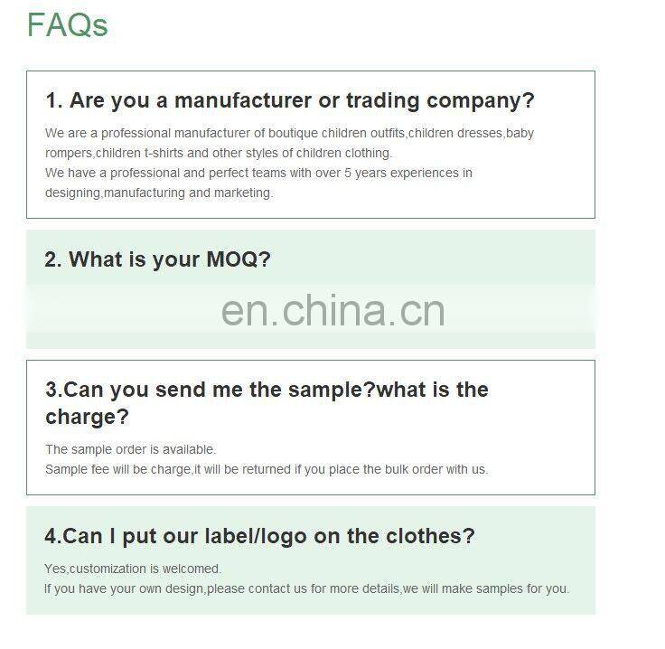 Cheap ruffle baby clothes newborn kids clothes baby girl cotton clothing boutique set