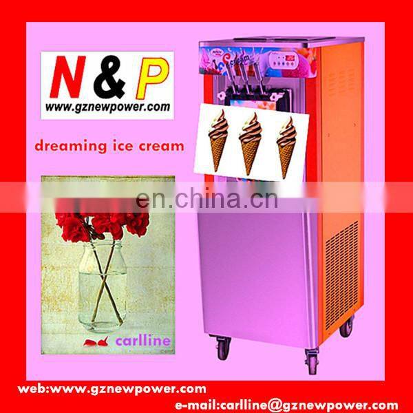 ice cream corn puffing machine/ ice cream machine soft serve