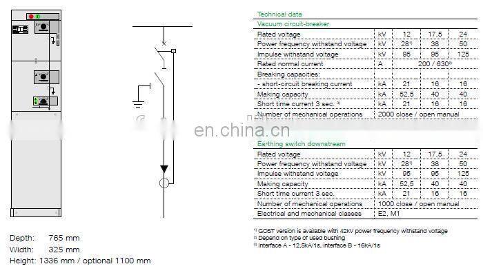ABB SafePlus 17.5-CB ABB Ring Main Unit ABB RMU