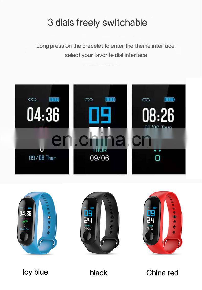 Golden Sky M3 Smart Watch Slim Full Touch Screen Female Smart Watch With Blood Pressure And Heart Rate Sport Bracelet Wristband