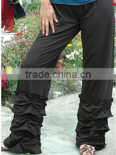 New style Women's cotton knit pants sets Willow Ruffl