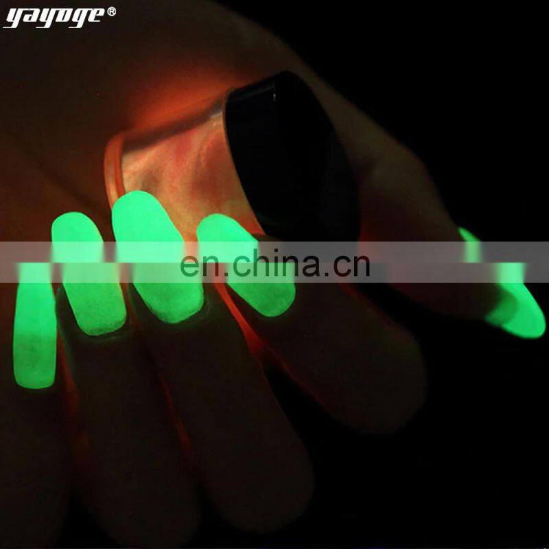 Glow In Dark Acrylic dip Powder Luminous Nail Dipping Powder