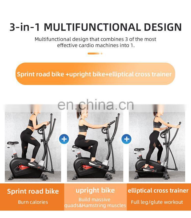 SD-E03 Fast delivery multi-function gym equipment magnetic elliptical cross trainer machine