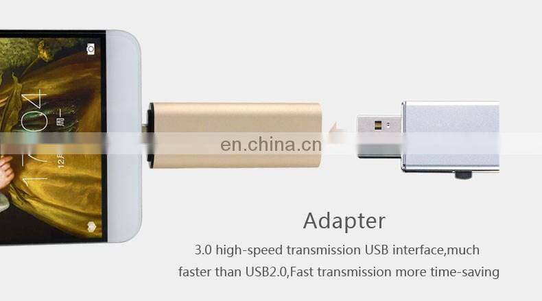 USB 3.1 Type-C Male To USB 3.0 OTG TF SD Female Adapter Card Reader