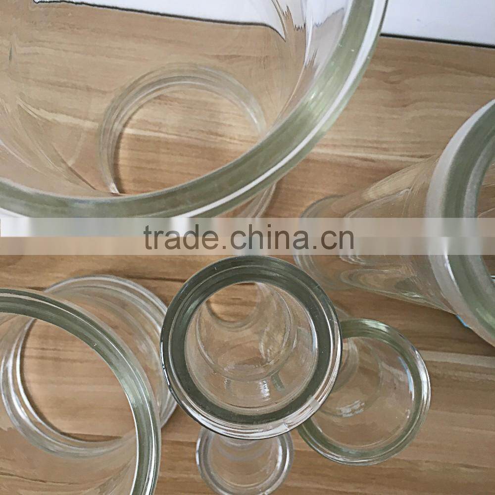 borosilicate 3.3 glass pyrex glass pipe sections good resistance to alkalis and acids