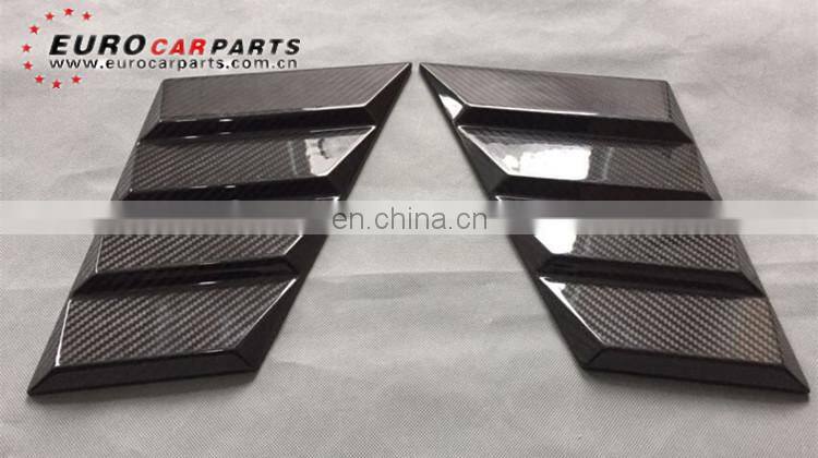 G class w463 B style hood side vents for G350 G500 G55 G63 G65 Carbon Fiber hood front side vent sticker cover