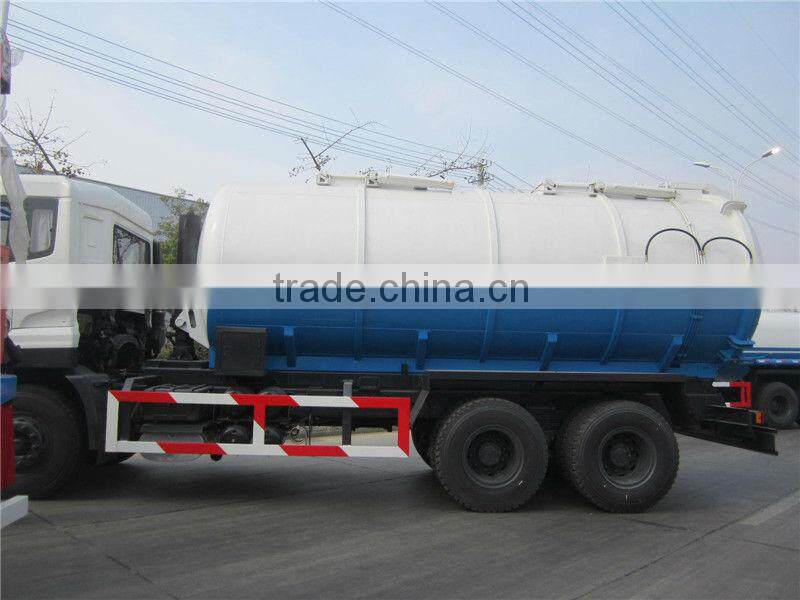 16m3 Dongfeng Tianlong vacuum sewer cleaning vehicle