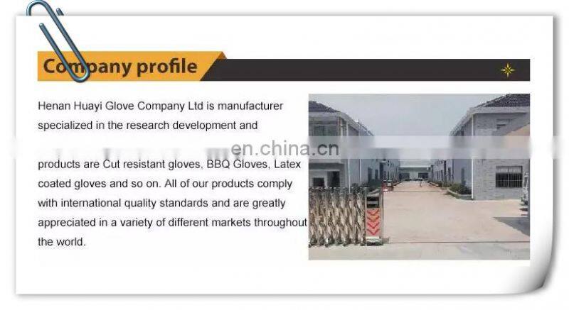 13G HPPE Mining ANSI cut A5 impact TPR Shock proof safety glove Mechanical Work Gloves Knuckle guard Gloves