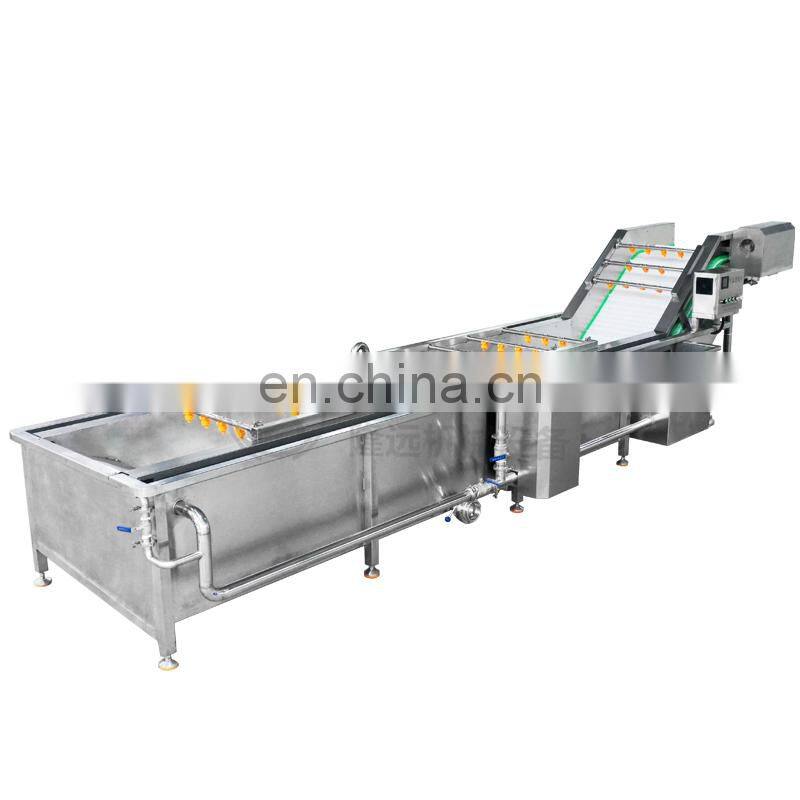 Industry Ultrasonic Fruit Processing Line Fruit Washer / Vegetable Washing Machine