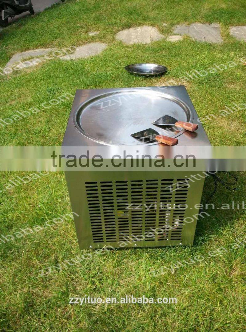 Easy clean and maintain ice pan ice cream thailand