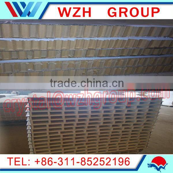 High quality CE approved pu Polyurethane sandwich panel price from china supplier