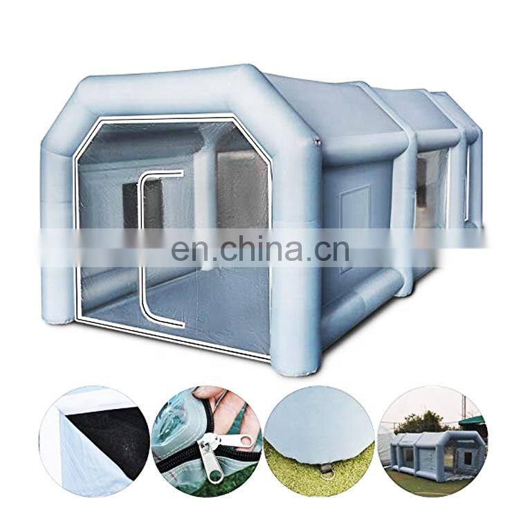 Cheap Price Sliver Commercial Inflatable Car Truck Garage Paint Booth Tent