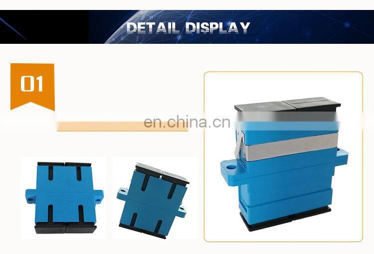 Hot selling Simplex Duplex Sc APC UPC Single Mode Fiber Optic Adapter Adaptors