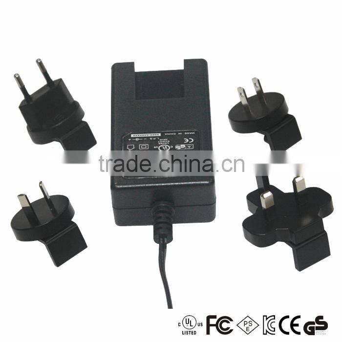 UL/CUL/CE/FCC approval 15v 1a power adapter 12v 15w