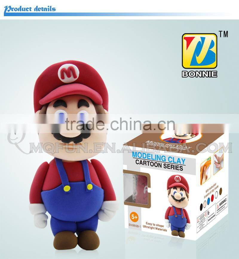 Mini Qute Bonnie Kawaii Anime game super mario bro DIY cartoon building blocks plasticine clay educational toy NO.BN9988-1