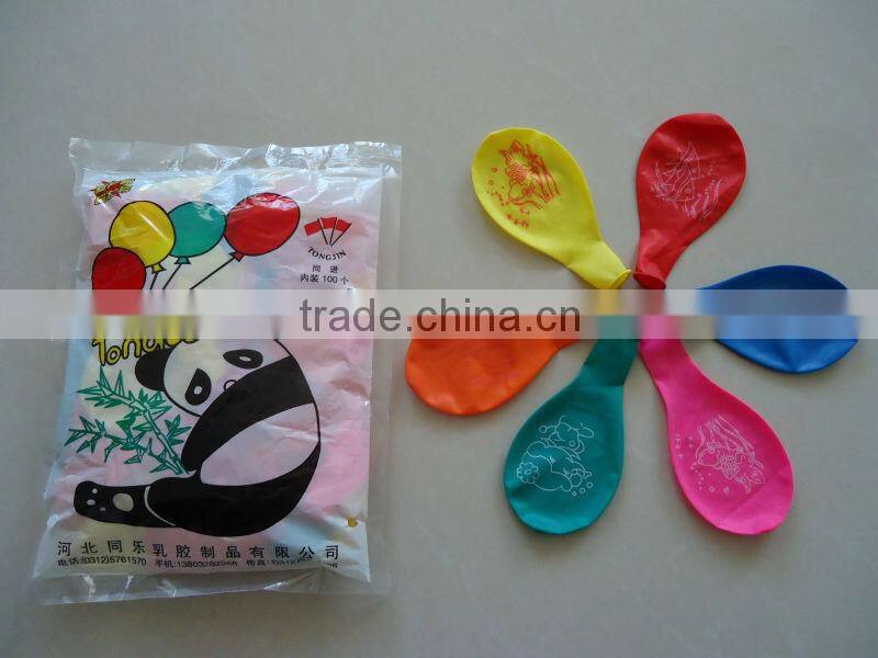 Christmas decoration latex flat balloon No.7