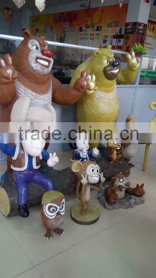 Life size cartoon statue