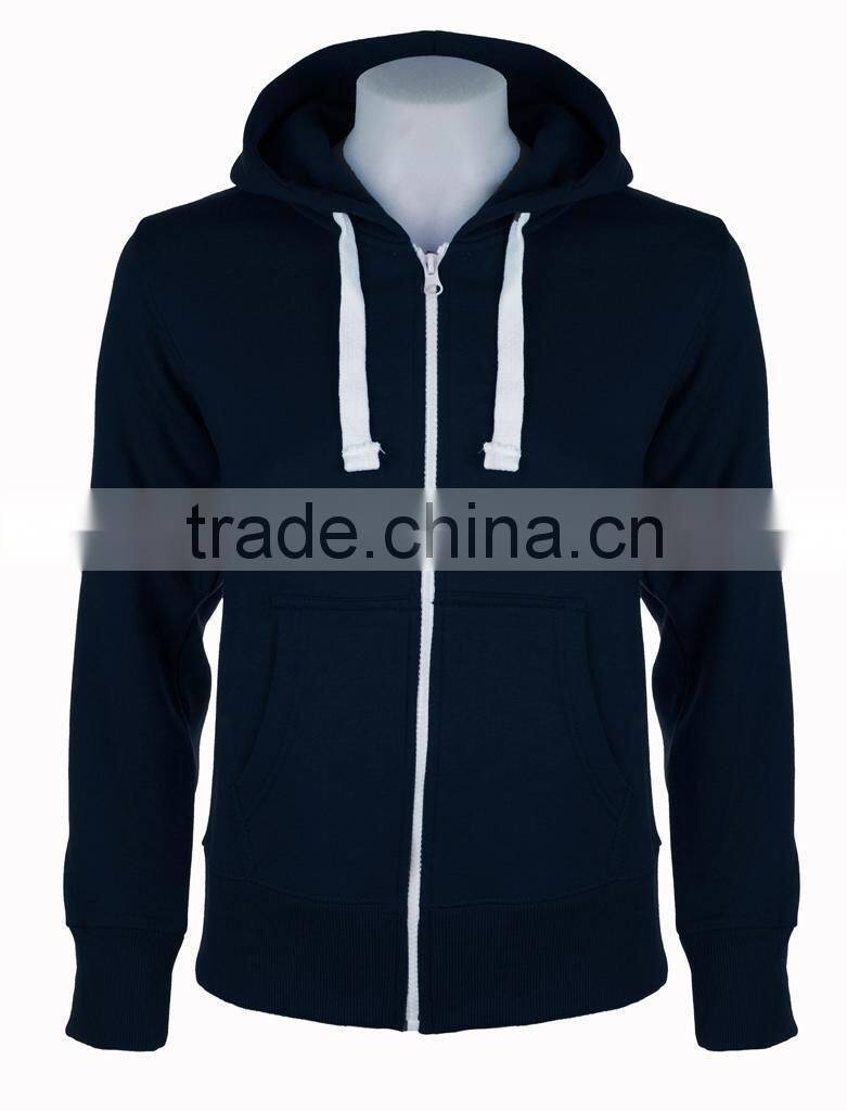 Premium Cotton Ring-Spun Fleece Hooded Sweatshirt