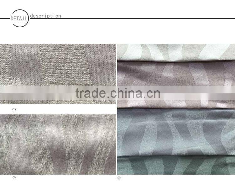 100% Polyester jacquard flower window curtain fabric