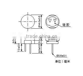 High quality waterproof ultrasonic sensor NU40B14TR-1
