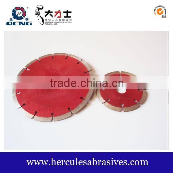 Green concrete or reinforeced concrete structure cutting laser welded diamond saw blade