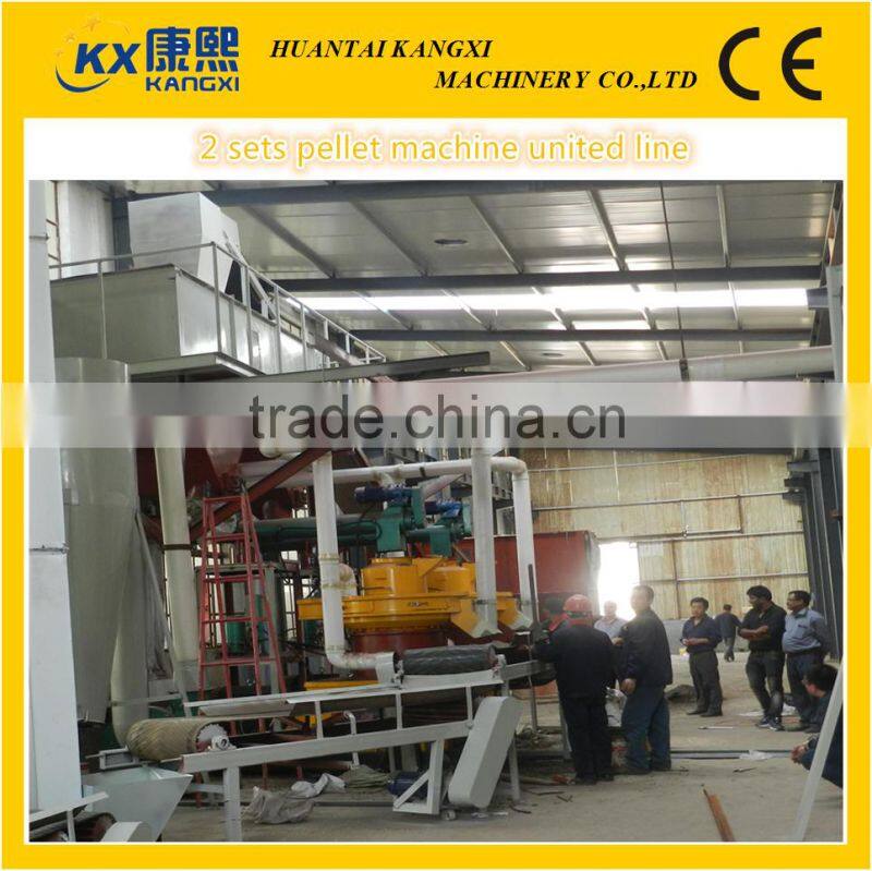 6-12mm diameter type wood sawdust pellet or briquette making machine with CE certificate hot exported to India