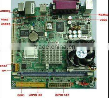 170*170 industrial motherboard with Intel815E+iNTEL82801BA chipset