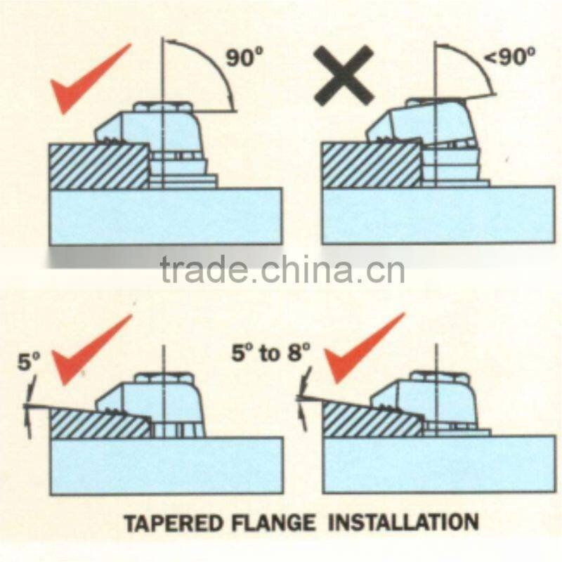 BSBB3G12 steel beam clamp connector galvanised pipes connectors