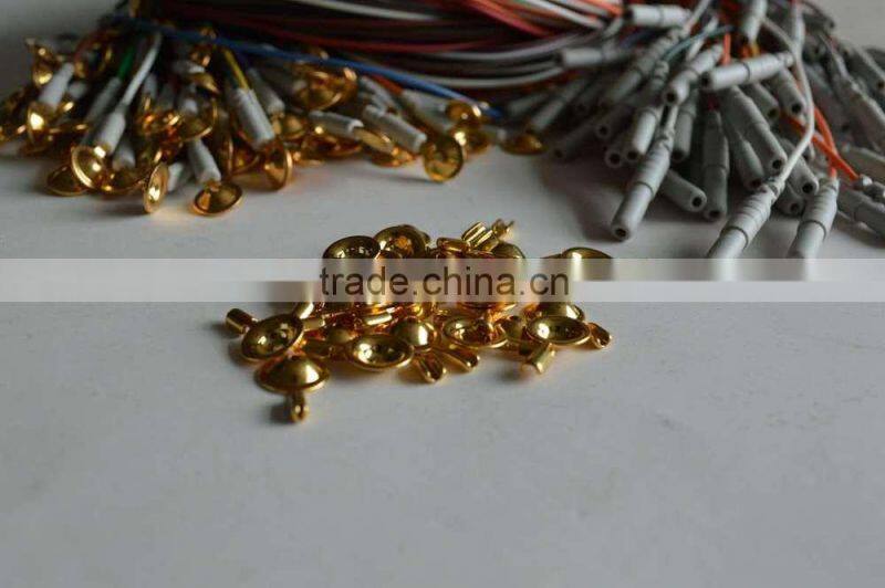 EEG cup electrodes and cables for different eeg device