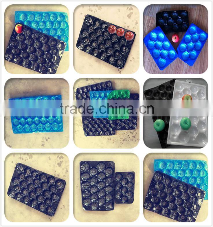black colour PP blister tray packaging for fruit