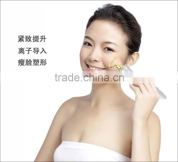 24k gold plated gold bar Skin care beauty equipment face massager machine 24k gold bar