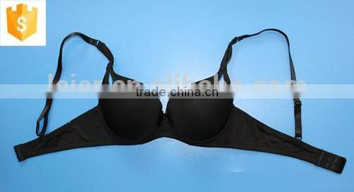2016 sexy black single women bra /OEM service undergarment