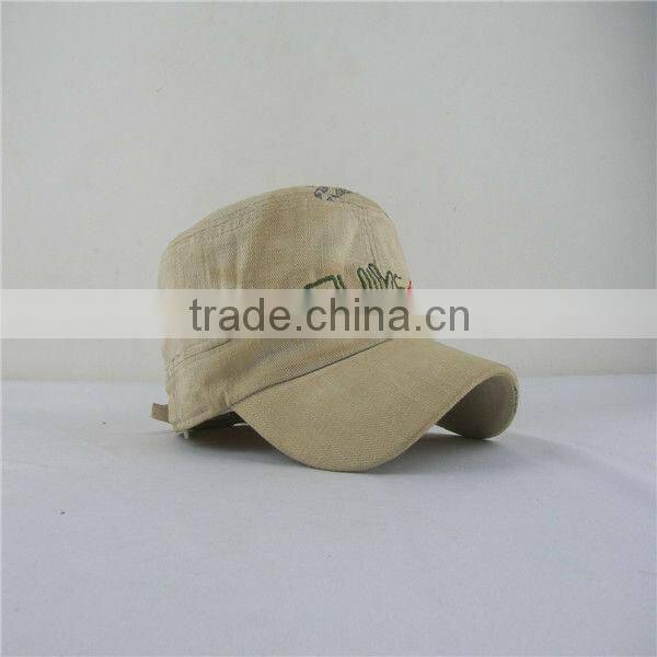 fashion cotton customized army style hat and caps