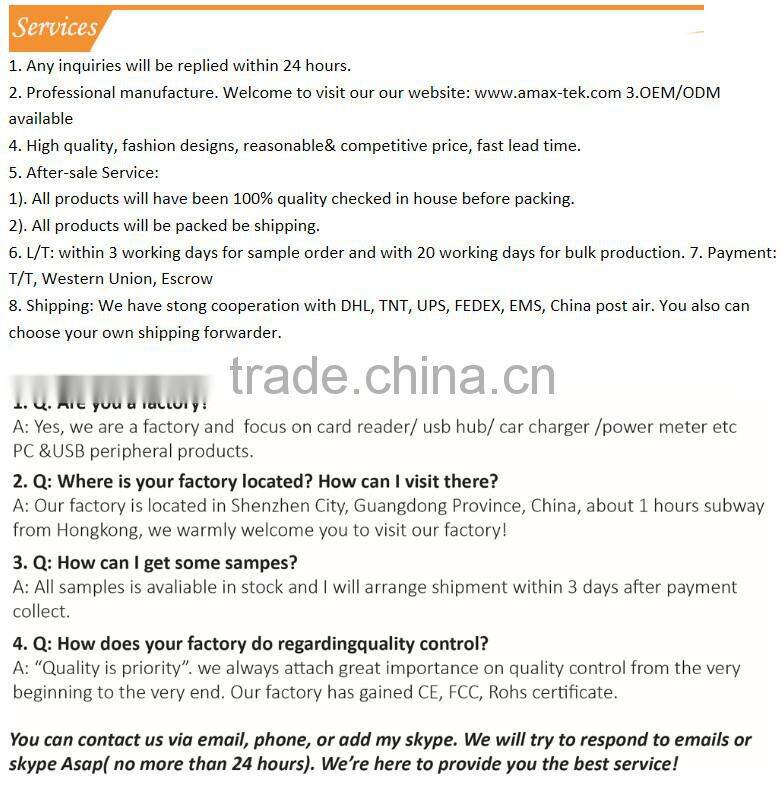 USB 2.0/ USB3.0 Android OTG Card Reader for SD TF Cards