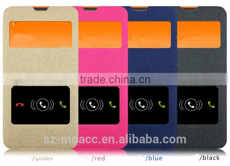 pu leather flip case for nokia lumia 630